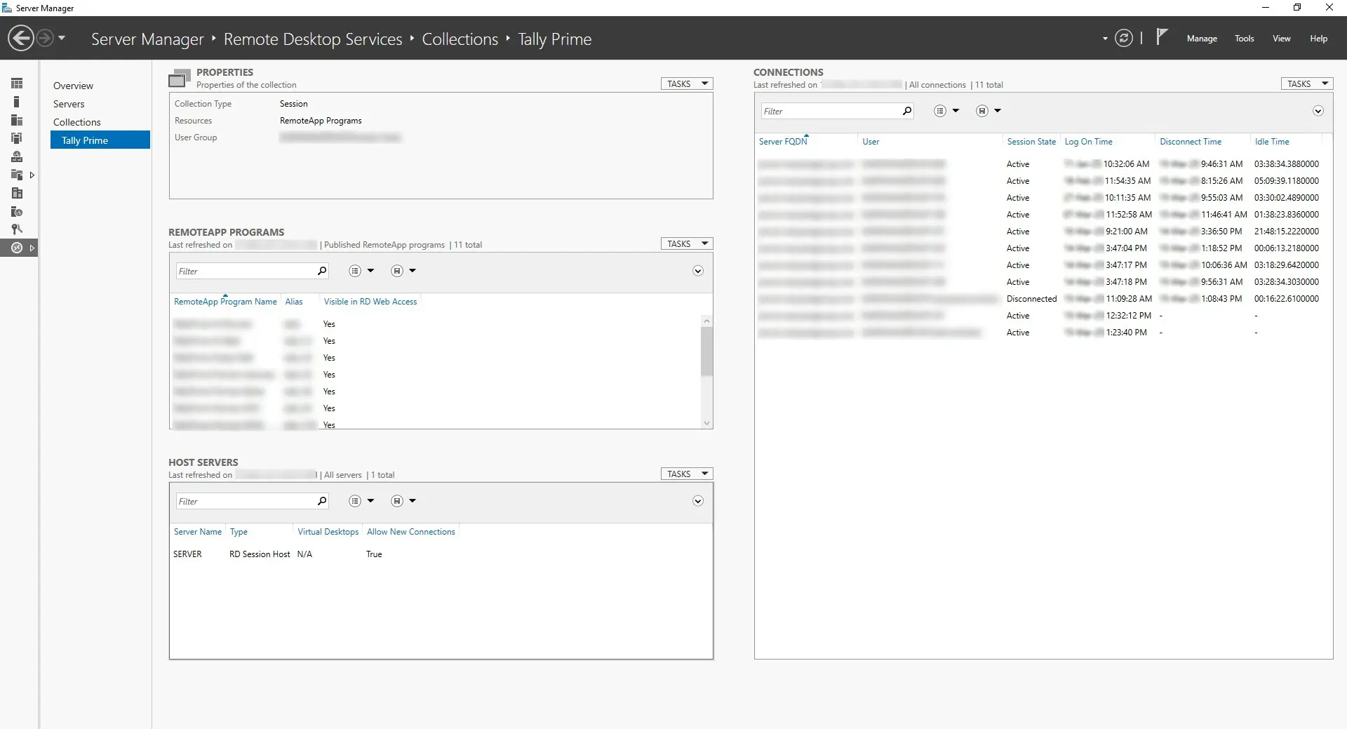 Tally Prime Remote Desktop Services